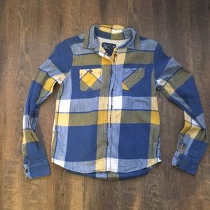 American eagle long sleeve plaid shirt